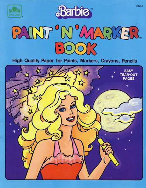 Barbie Paint 'n' Marker Book