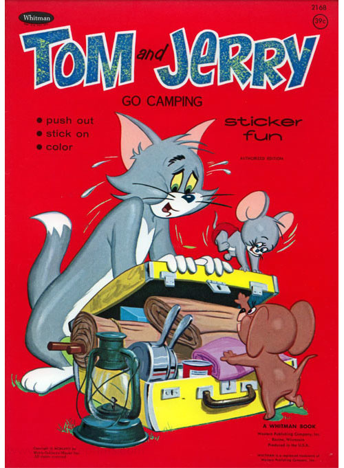 Tom & Jerry Cat & Mouse Games  Coloring Books at Retro Reprints