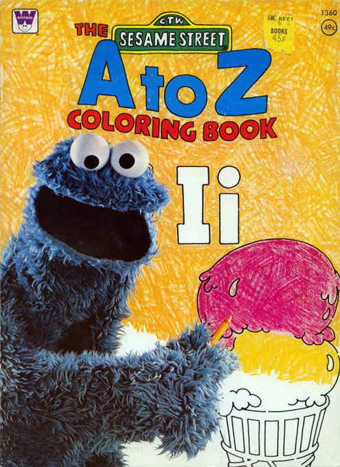 Sesame Street A to Z Coloring Book