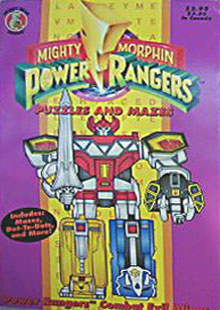 Mighty Morphin Power Rangers Coloring and Activity Book