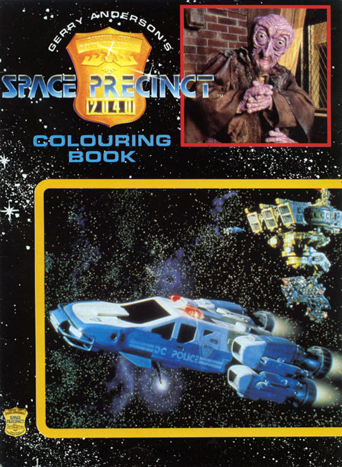 Space Precinct 2040 Coloring Book