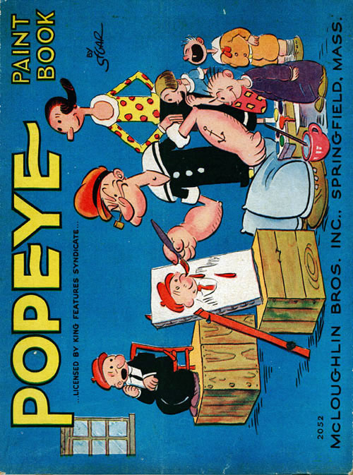 Popeye the Sailor Man Paint Book