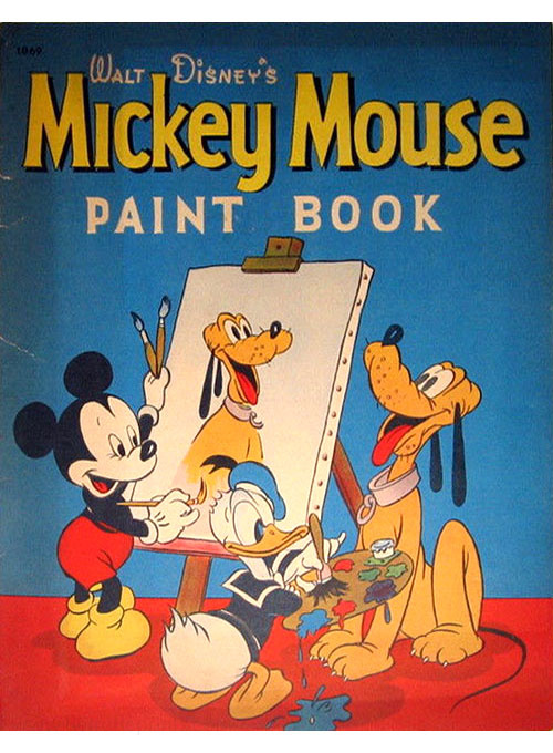 Mickey Mouse and Friends Paint Book