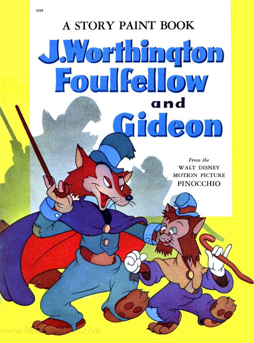 Pinocchio, Disney's J. Worthington Foulfellow and Gideon