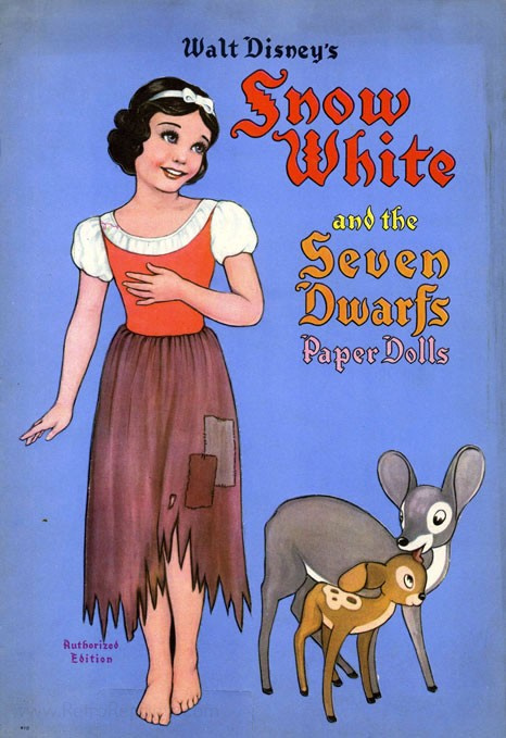 Snow White & the Seven Dwarfs Paper Doll