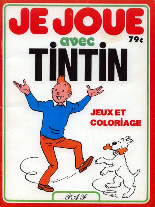 Tintin Coloring Book