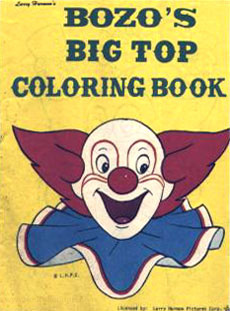 Bozo the Clown Coloring Book