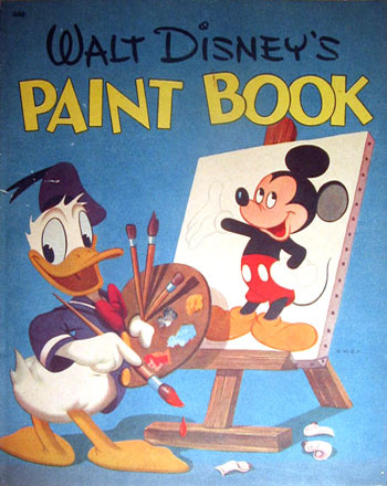 Donald Duck Paint Book