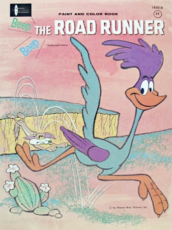 Road Runner Paint Book