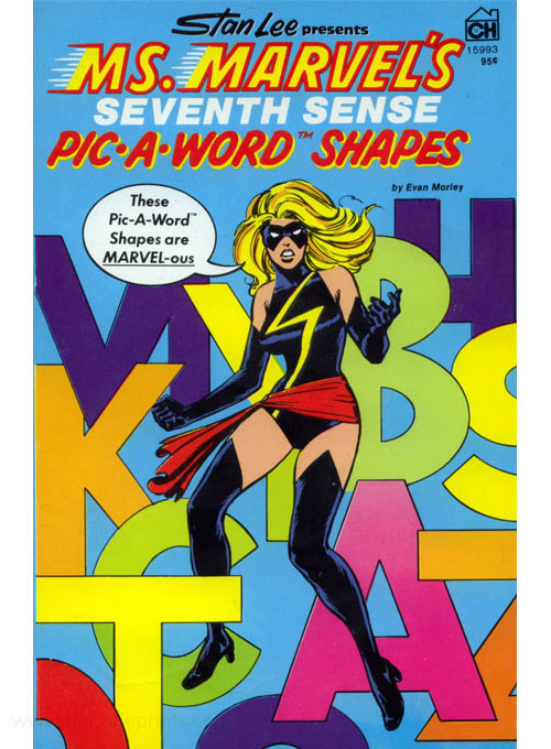 Marvel Super Heroes Seventh Sense Pic-A-Word Shapes