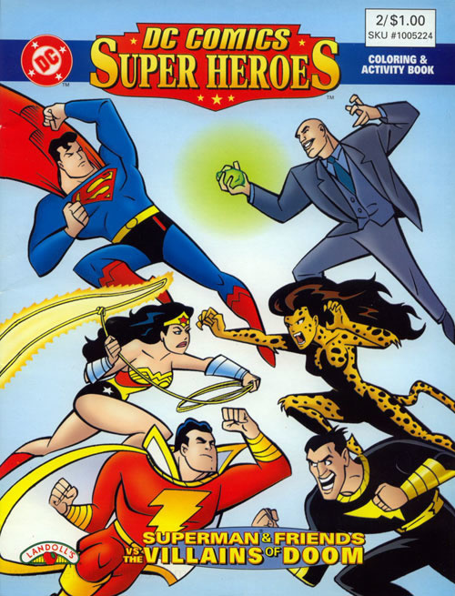 Dc Super Heroes Heroes Vs Villains Coloring Books At Retro Reprints The World S Largest Coloring Book Archive