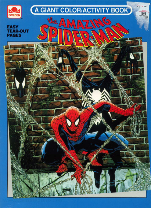 SPIDERMAN COLORING BOOK 1990