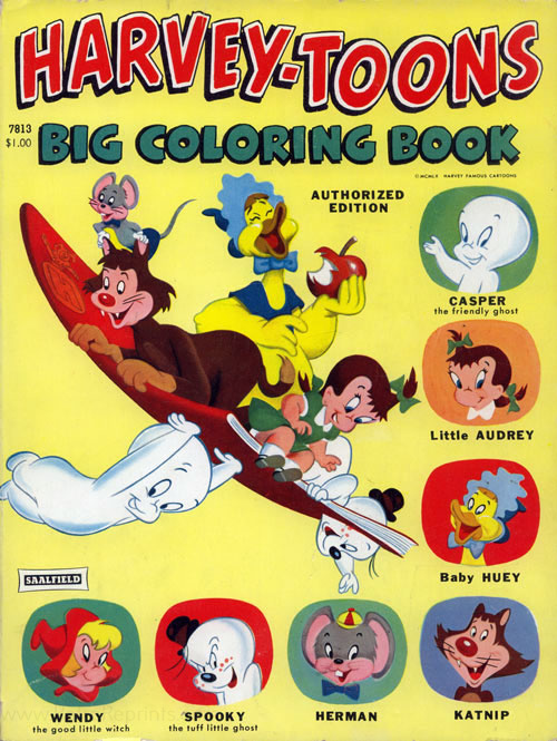 Harveytoons Coloring Book