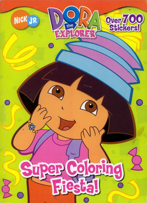 Dora the Explorer Coloring Books | Coloring Books at Retro Reprints