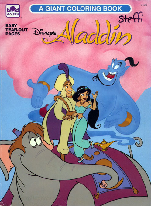 Aladdin, Disney's Coloring Book