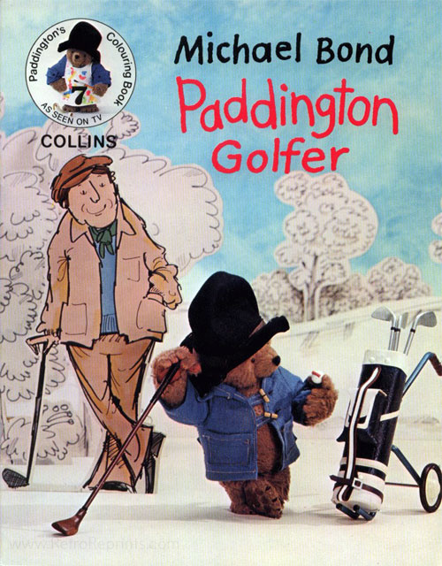 Paddington Bear Golfer
