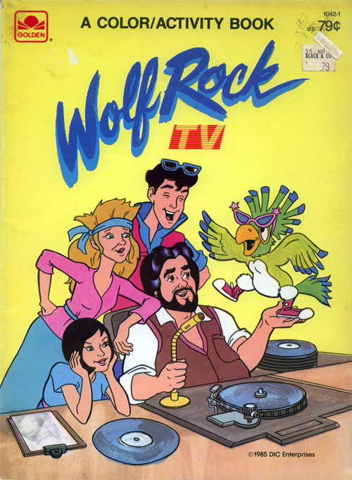 Wolf Rock TV Coloring Book