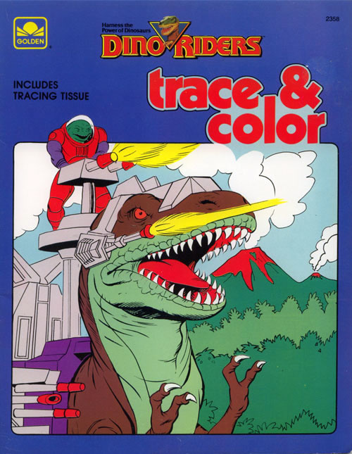 Dino-Riders Trace and Color