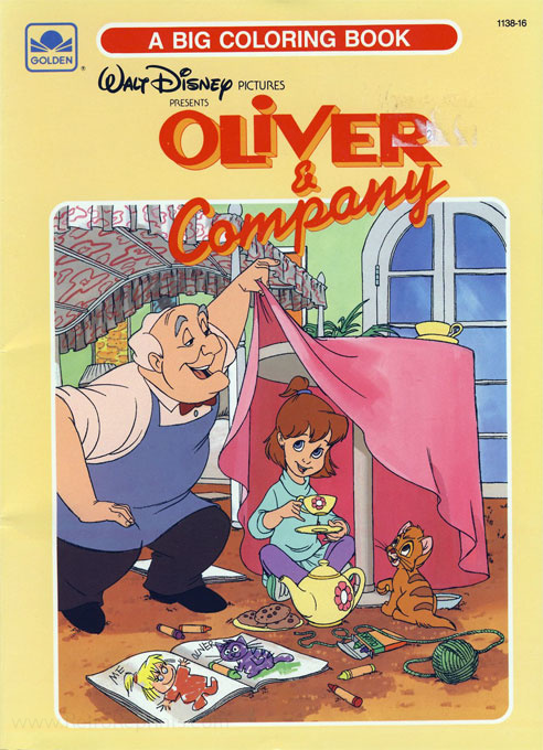 Oliver & Company Coloring Book