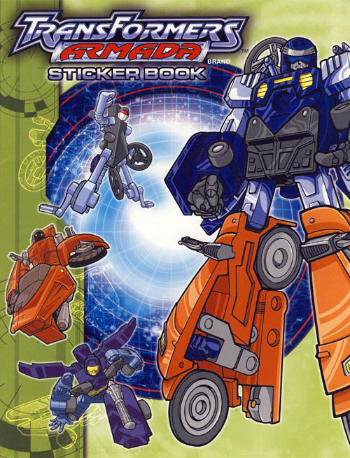 Transformers Armada Sticker Book