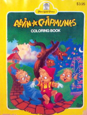 Alvin and the Chipmunks Coloring Book