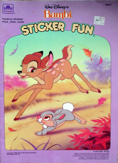 Bambi, Disney's Sticker Fun