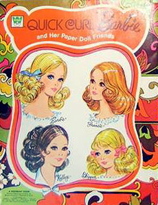 Barbie Quick Curl Paper Dolls