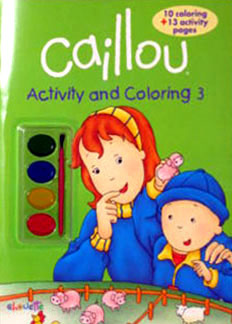 Caillou Coloring and Activity Book