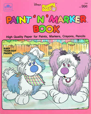 Fluppy Dogs, Disney's Paint and Marker Book
