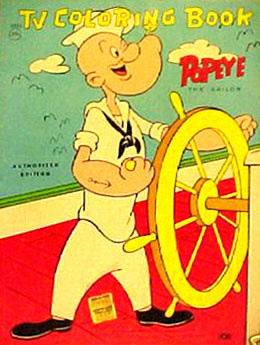 Popeye the Sailor Man Coloring Book