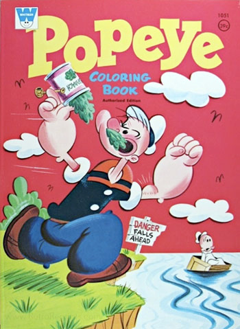 Popeye the Sailor Man Coloring Book