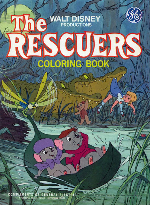 Rescuers, The GE Coloring Book