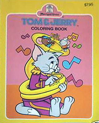 Tom & Jerry Cat & Mouse Games  Coloring Books at Retro Reprints