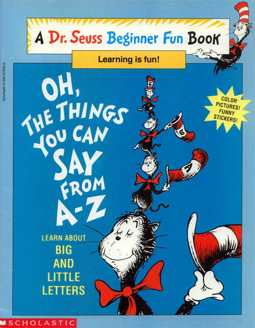 Dr. Seuss Big and Little Letters | Coloring Books at Retro Reprints ...