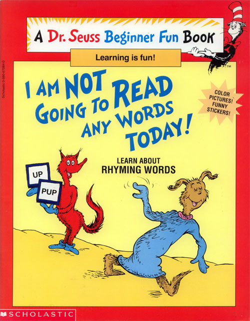 Dr. Seuss Learn About Rhyming Words