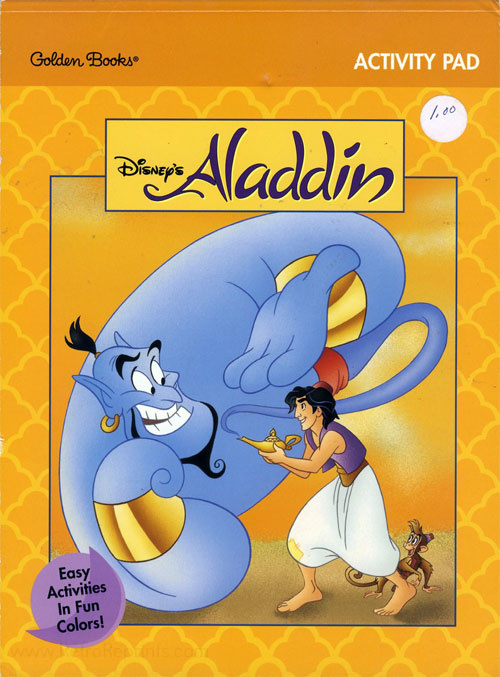 Aladdin, Disney's Activity Book