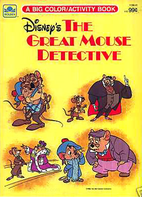 Great Mouse Detective, The Coloring and Activity Book