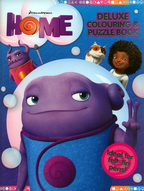 Home Deluxe Colouring & Puzzle Book