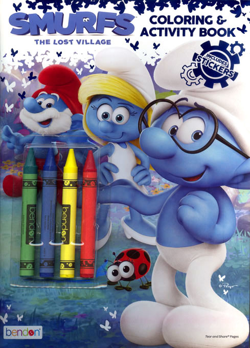 New Smurfs Coloring Books - The Smurfs JUMBO Coloring & Activity Book