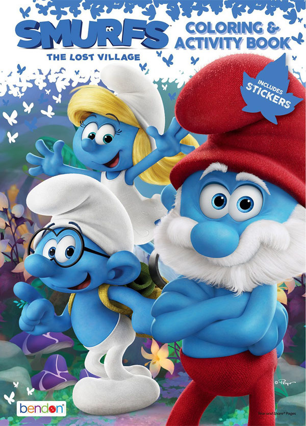 Smurfs: The Lost Village Coloring & Activity Book 