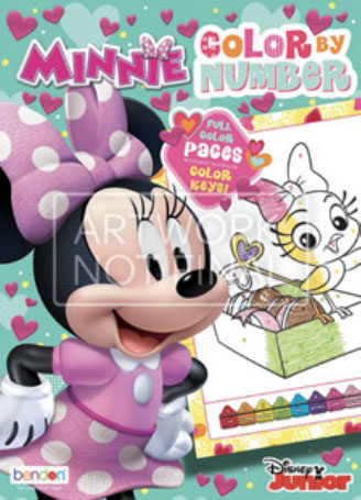 Minnie Mouse Color By Number