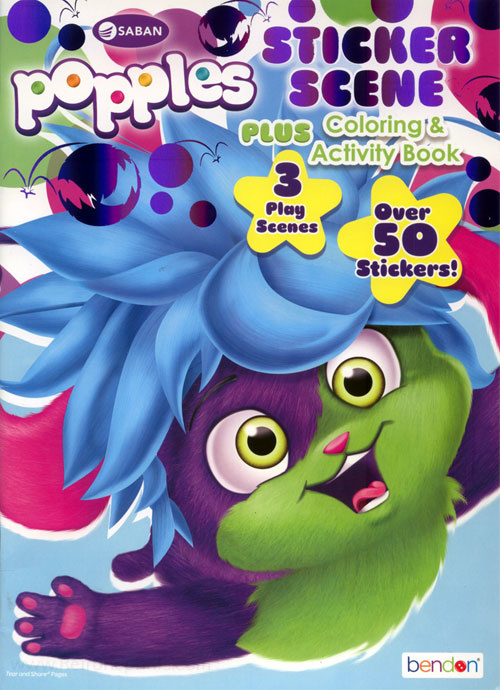 Popples, Saban Coloring & Activity Book