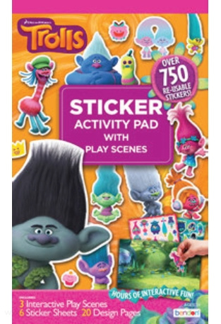 Trolls, Dreamworks Sticker Activity Pad