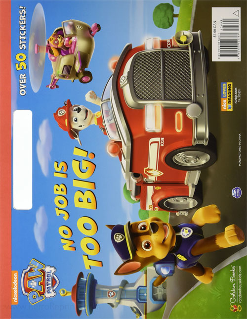 PAW Patrol No Job is Too Big!