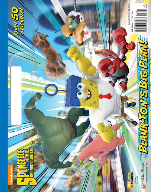 Spongebob Squarepants Coloring Book: The SpongeBob Movie: Sponge