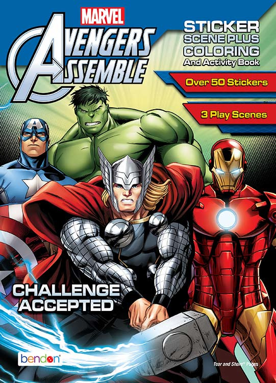 Avengers Coloring & Activity Book