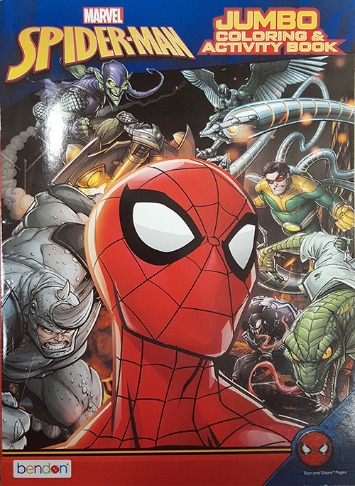 Spider-Man Jumbo Coloring & Activity Book
