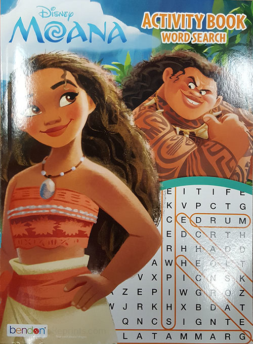 Moana Word Search