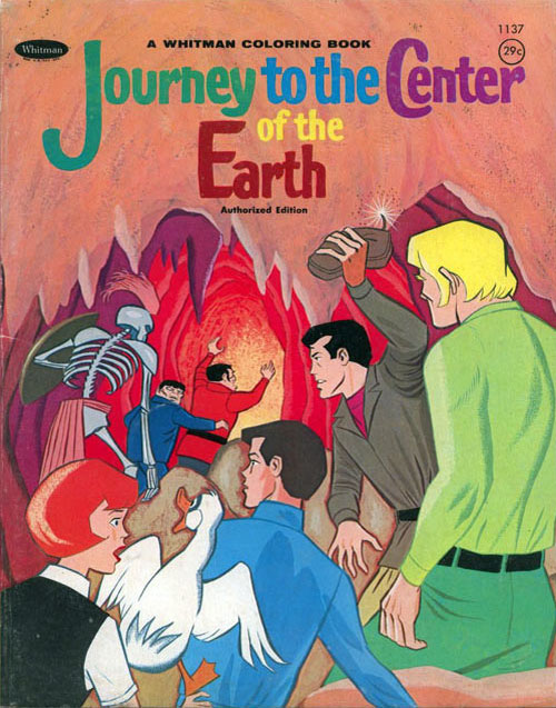 Journey to the Center of the Earth Coloring Book