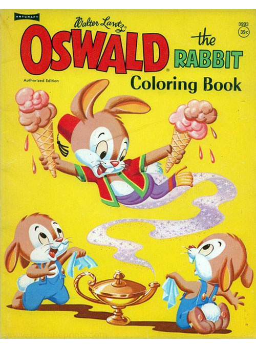Oswald the Lucky Rabbit (Lantz) Coloring Book